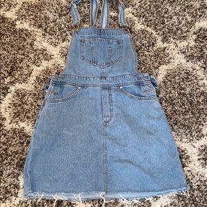 Jean Skirt Overalls